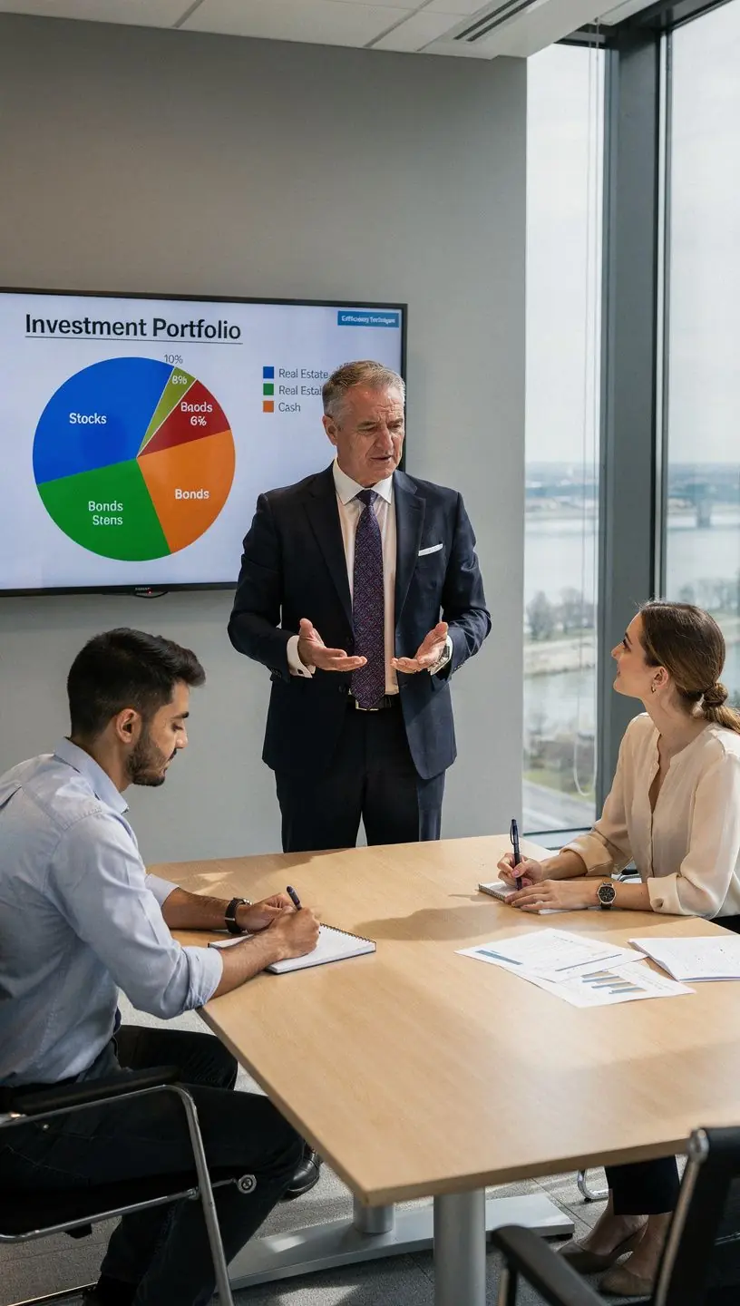 Professional business solutions illustration